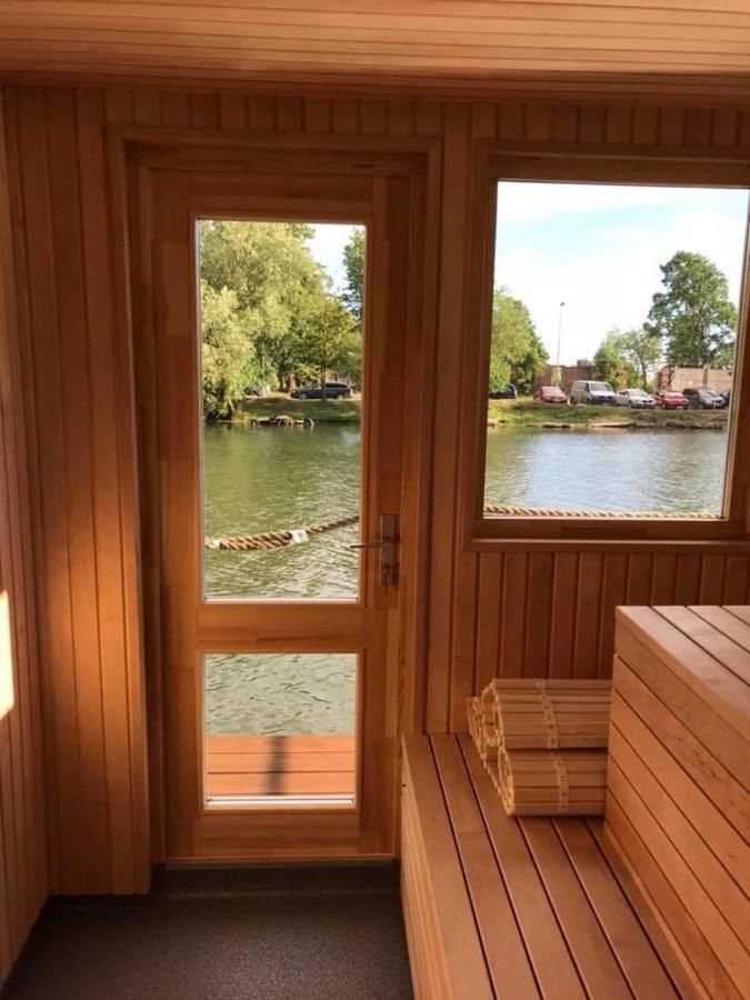 Ботели Houseboat on the water Лиепая-13